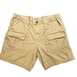 Croft&Barrow Cargo Shorts Mens Size 46 Tan Hiking Outdoors‎ Fishing Nature